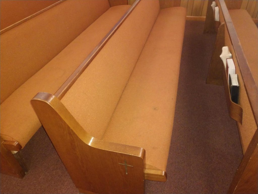 church pew colors