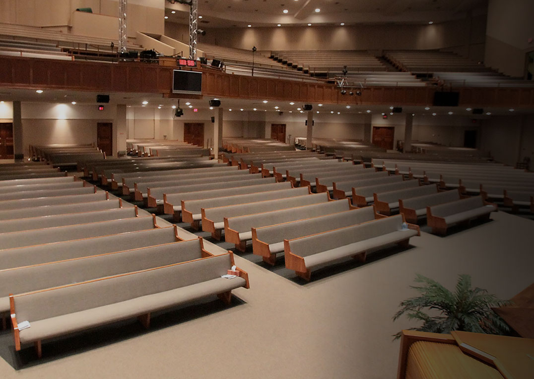 McPhail Church Services Church Pew Upholstery, Repair & Restoration